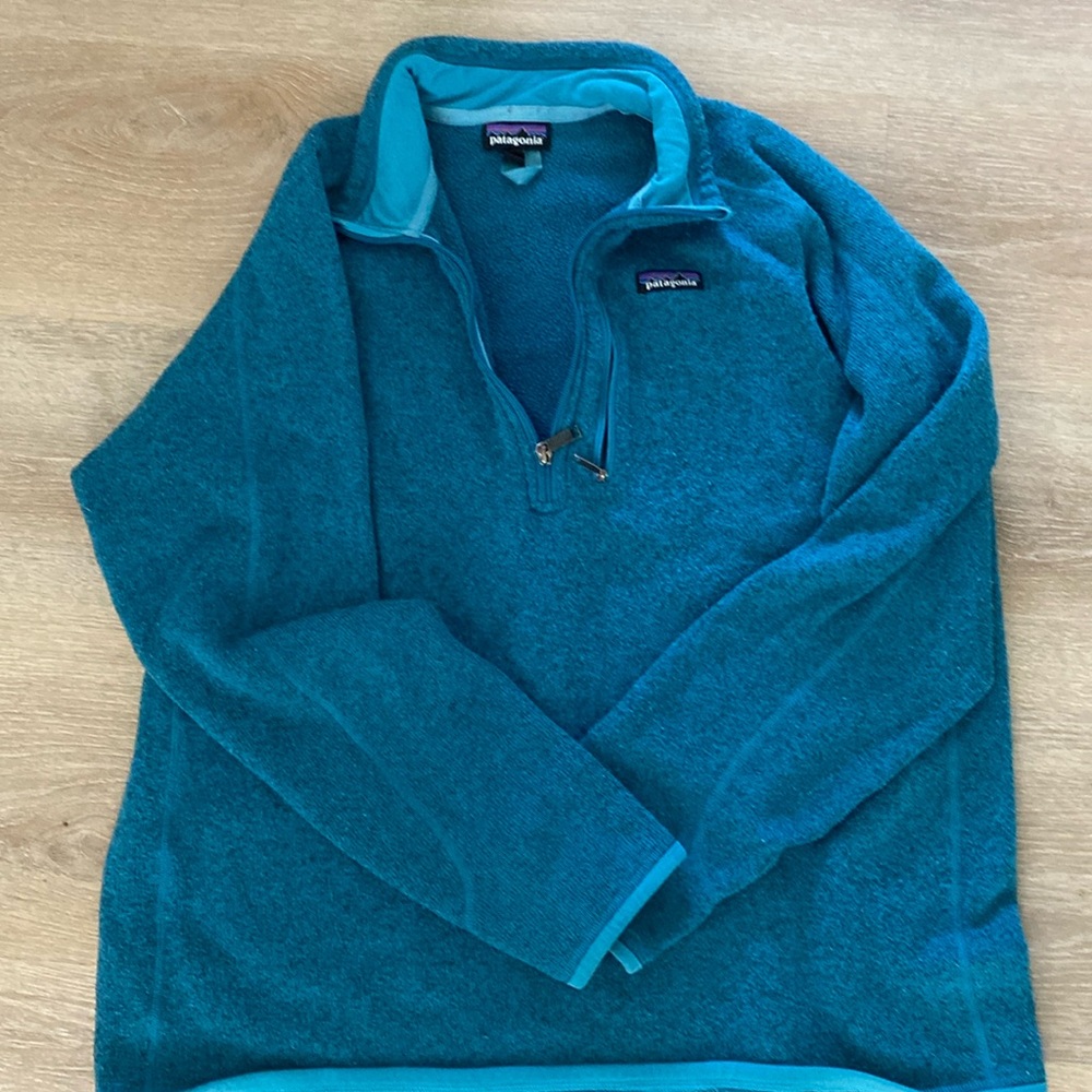 Patagonia Better Sweater Fleece Jacket Men’s Size XL Blue 1/4 Zip Pullover